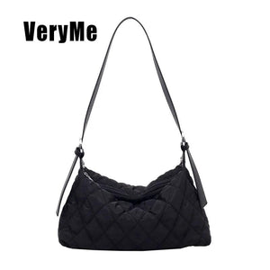 Winter Style Ladies Shoulder Bag Nylon Hand-held Messenger Bag