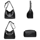 Soft Leather Shoulder Bags Women Purses and Handbags High Ladies Crossbody Bag