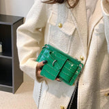 Women's Pu Leather Small Messenger Shoulder Bag