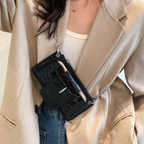 Women's Pu Leather Small Messenger Shoulder Bag