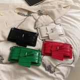Women's Pu Leather Small Messenger Shoulder Bag