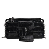 Women's Pu Leather Small Messenger Shoulder Bag