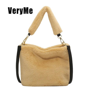 Soft Felt Women's Handbag Large Capacity Shopper Tote