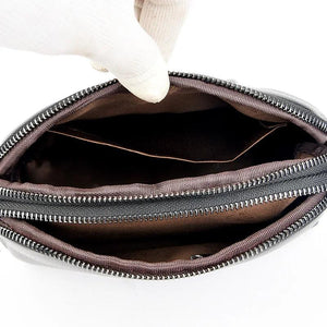 Soft Leather Women Shoulder Bag Handbags Ruched Crossbody Bags Bolso Mujer