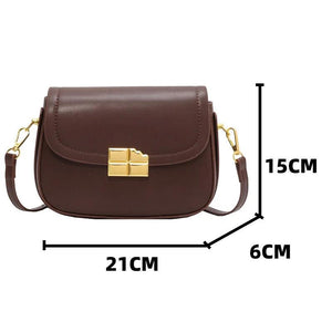 Casual Small Flap Women's Top Handle Bag Pure All Match Ladies Shoulder Bag