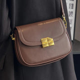 Casual Small Flap Women's Top Handle Bag Pure All Match Ladies Shoulder Bag