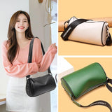 Cow Leather Women Shoulder Bags High Soft Rivet Crossbody Bag