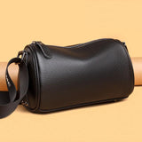 Cow Leather Women Shoulder Bags High Soft Rivet Crossbody Bag