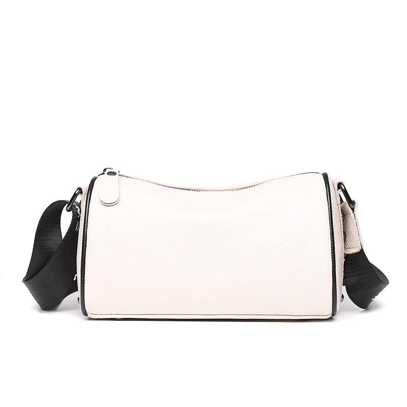 Cow Leather Women Shoulder Bags High Soft Rivet Crossbody Bag