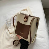 Women Bucket Bag Casual Lady Handbag High Pu Leather Crossbody Bags
