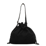 Vintage Corduroy Bucket Bag Top Handle Handbag