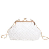 Weave Shell Bags Tote PU Leather Crossbody Bags for Women