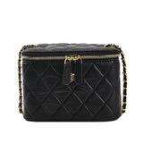 Women's Bucket Chain Shoulder Bag PU Leather Messenger Bag