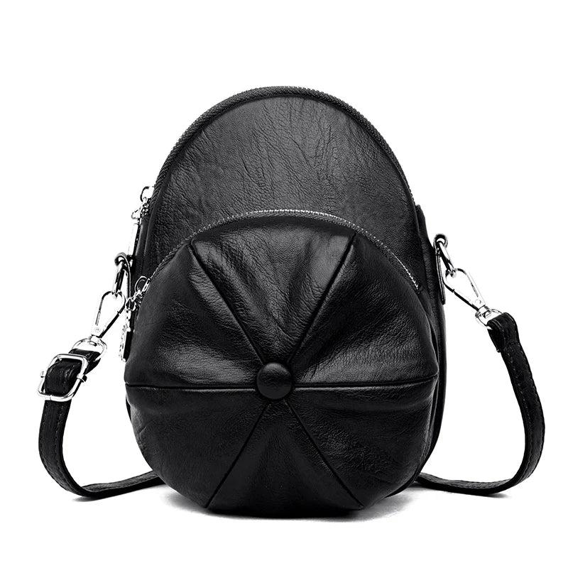 Vintage Shoulder Messenger Bags for Women Soft Leather Ladies Handbags