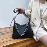 Chain Women Shoulder Bags Large Capacity Ladies Handbags Armpit Bag Totes