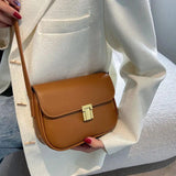 Women's Tofu Bag Soft Leather Shoulder Bag