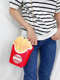 French Fries Box Handbag Fast Food Shoulder Bag
