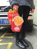 French Fries Box Handbag Fast Food Shoulder Bag