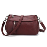 Leather Shoulder Bag for Women High Purses Crossbody Bags