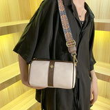 Boston Soft PU Shoulder Bags for Women Panelled Sling Bag