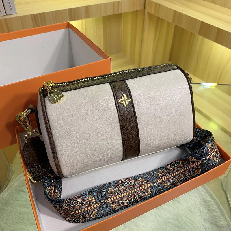 Boston Soft PU Shoulder Bags for Women Panelled Sling Bag