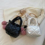 Women's Embroidered Chain Crossbody Tote Shoulder Bag