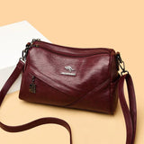 Soft Leather Crossbody Bag for Women with Large Capacity