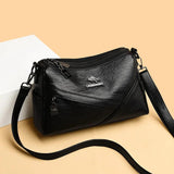 Soft Leather Crossbody Bag for Women with Large Capacity