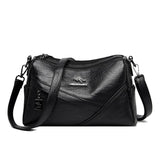 Soft Leather Crossbody Bag for Women with Large Capacity