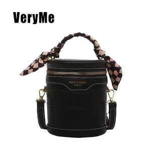 Winter Women's Bucket Bag Large Handbag Single Shoulder Messenger Bag