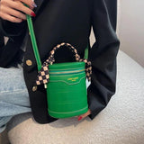 Winter Women's Bucket Bag Large Handbag Single Shoulder Messenger Bag