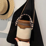 Winter Women's Bucket Bag Large Handbag Single Shoulder Messenger Bag