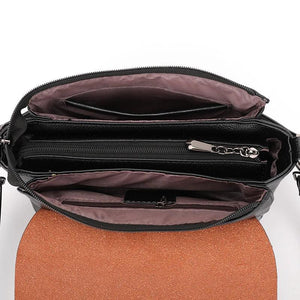 Vintage Flap Shoulder Bag Women Soft PU Purses and Handbags