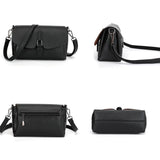 Vintage Flap Shoulder Bag Women Soft PU Purses and Handbags