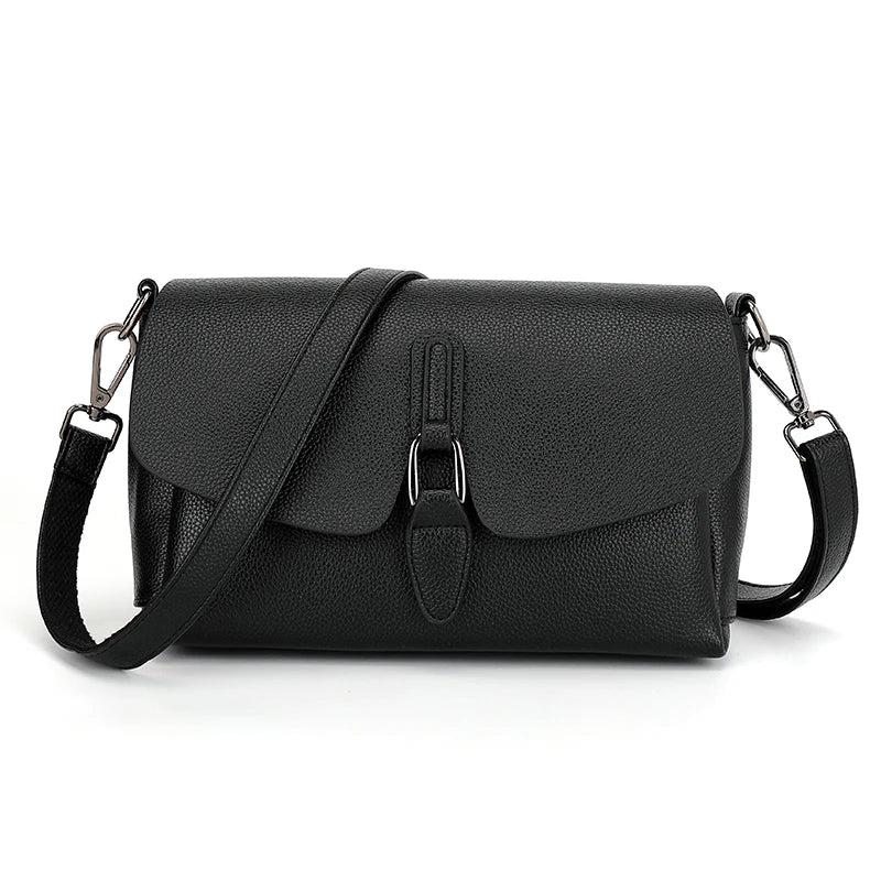 Vintage Flap Shoulder Bag Women Soft PU Purses and Handbags