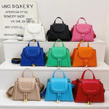 Candy Shoulder Bag Wide Strap Crossbody Bags for Women Tote Female Clutch