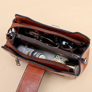 Vintage Solid Flap Shoulder Bag Women Crossbody Bolso Mujer