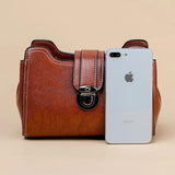 Vintage Solid Flap Shoulder Bag Women Crossbody Bolso Mujer