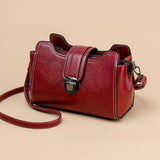 Vintage Solid Flap Shoulder Bag Women Crossbody Bolso Mujer