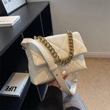 Vintage Chains Envelope Shoulder Bag Women Crossbody Bag