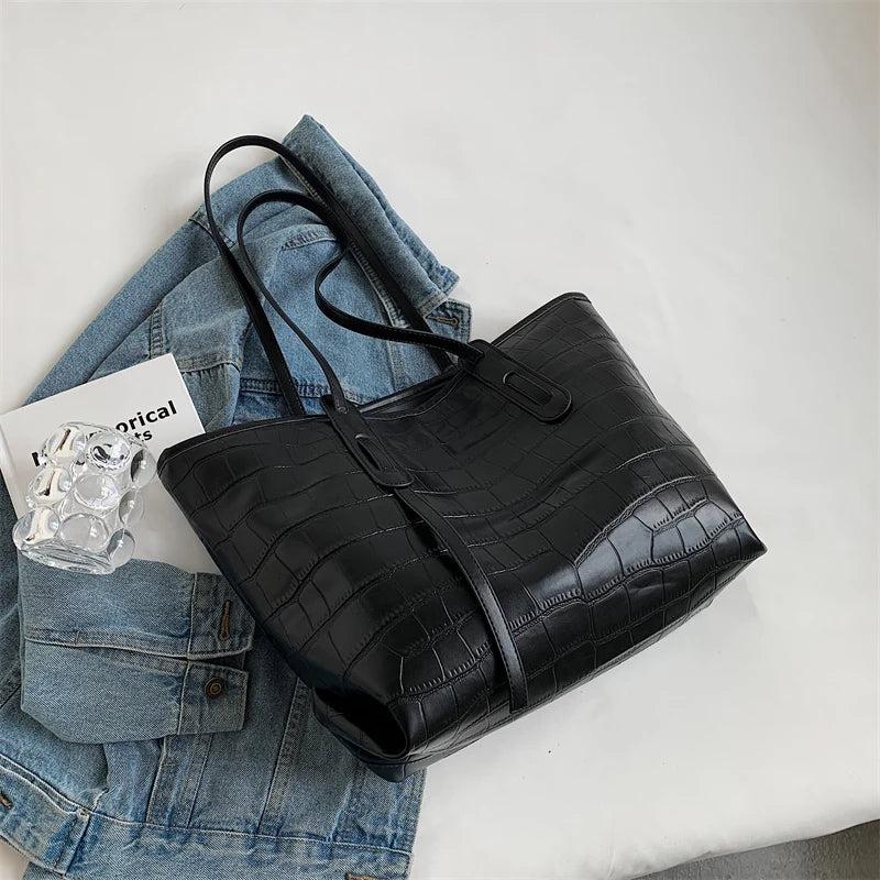 Female Large Capacity Handbag Women Casual Tote Bags for Ladies