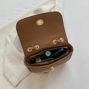 Women Shoulder Bags Chains Purses Soft PU Leather Crossbody Bag Sac A Main