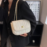 Women Shoulder Bags Chains Purses Soft PU Leather Crossbody Bag Sac A Main