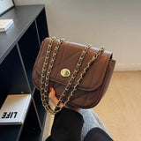 Women Shoulder Bags Chains Purses Soft PU Leather Crossbody Bag Sac A Main
