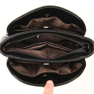 Fashionable Women Shoulder Bags Anti Theft Messenger Bag Solid High Capacity