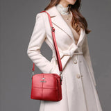 Fashionable Women Shoulder Bags Anti Theft Messenger Bag Solid High Capacity
