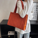 Spring Plaid Shoulder Bag for Women
