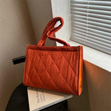 Spring Plaid Shoulder Bag for Women