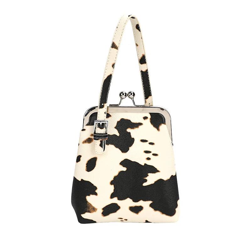 Cow Pattern Crossbody Shoulder Messenger Purse