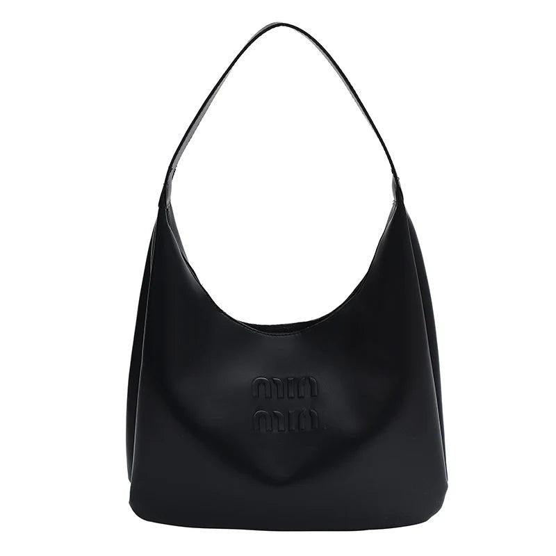 Women's Casual Large Capacity Shopper Shoulder Bag Solid Letter Print Tote Bag